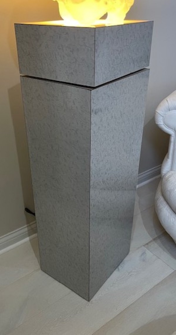 Grey Pedestal_16x12x42 for Frederick Hart Sculpture