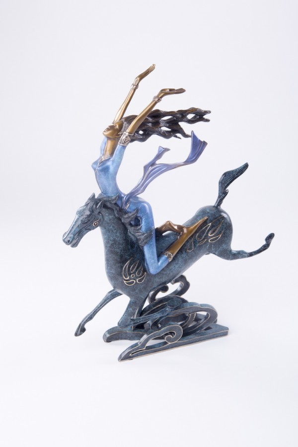 "Super Horse" Bronze Sculpture by Kuang Shao Ting
