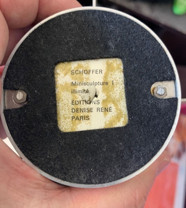 Motorized Kinetic Sculpture 'Minisculpture'  by Nicolas Schoffer