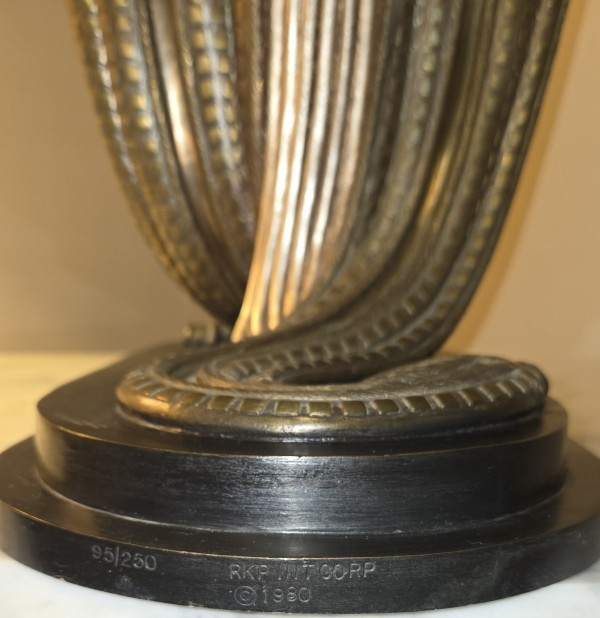 "La Mysterieuse" Bronze sculpture by Erte
