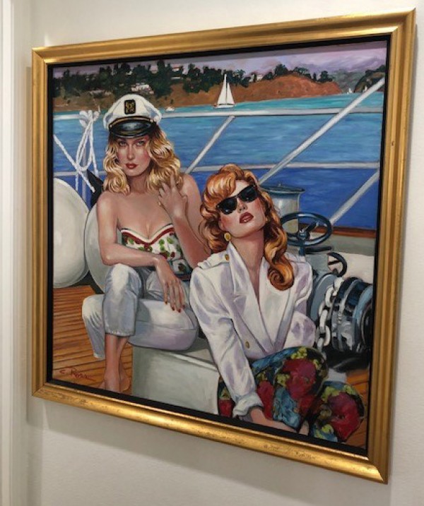 "I&rsquo;ve Got Dreams to Remember" Original Oil on Canvas by Colleen Ross