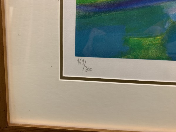"Marine aux Nuages" Lithograph by Marcel Mouly