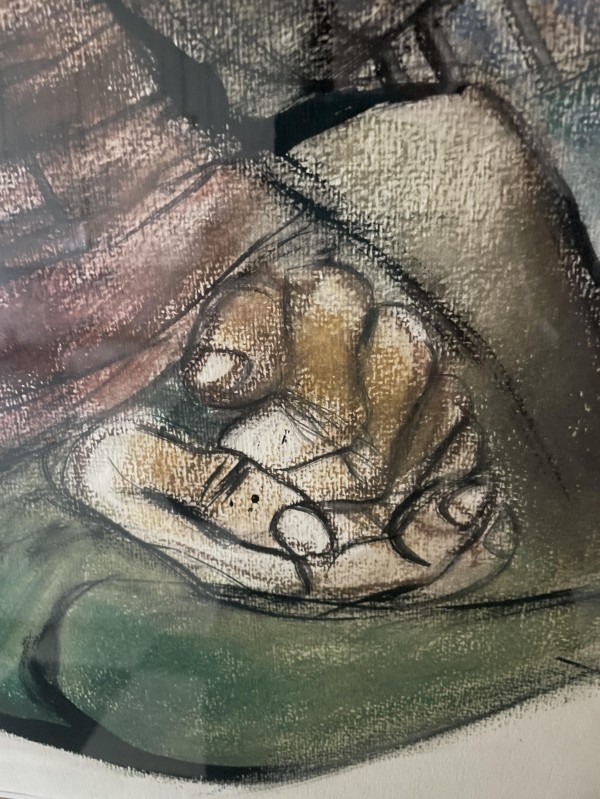 Untitled Original Mixed Media Watercolor I on Paper by Eduardo Kingmand 