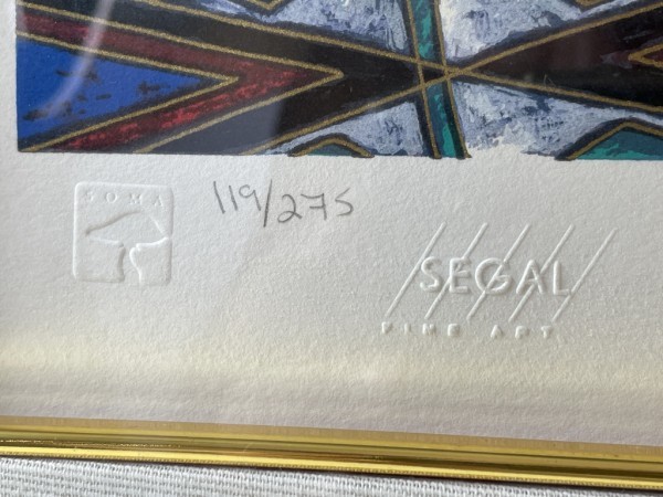 "The Bride" Serigraph by Ting Shao Kuang