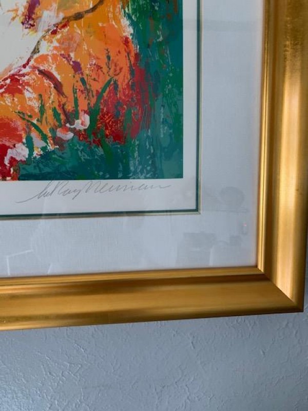 "Resting Tiger" Serigraph by LeRoy Neiman