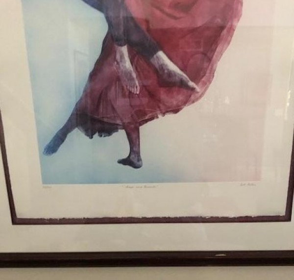&ldquo;Leaps and Bounds&rdquo; Mezzotint by G H Rothe