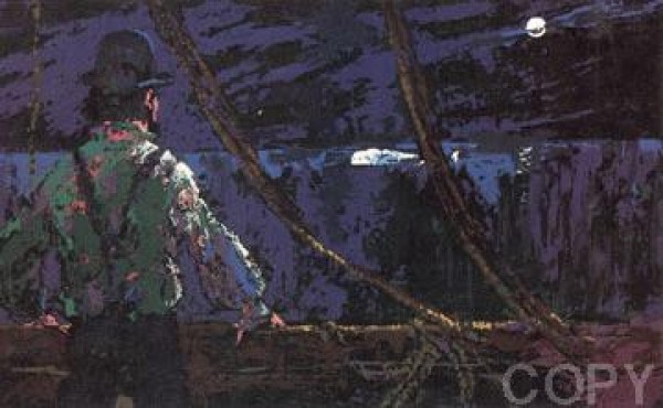 "Ahab at the Night Watch" from the Moby Dick Suite by LeRoy Neiman