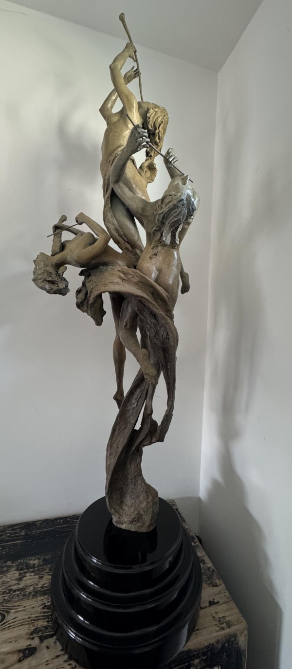 Celebration bronze sculpture by Tuan