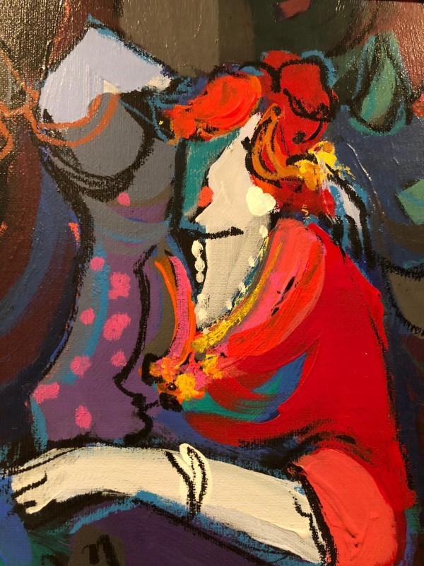 Noelle from the Original Acrylic on Canvas Isaac Maimon Suite "Brigitte and Noelle 