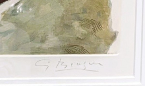 "Poisson" Etching by Georges Braque