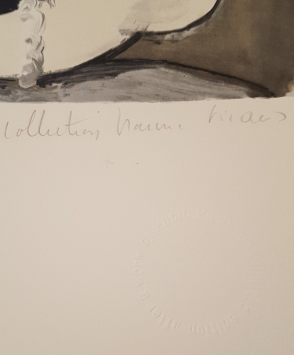 "Femme Accoudee Au Fauteuil" (Woman Leaning on a Chair)