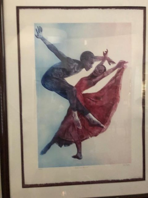 &ldquo;Leaps and Bounds&rdquo; Mezzotint by G H Rothe