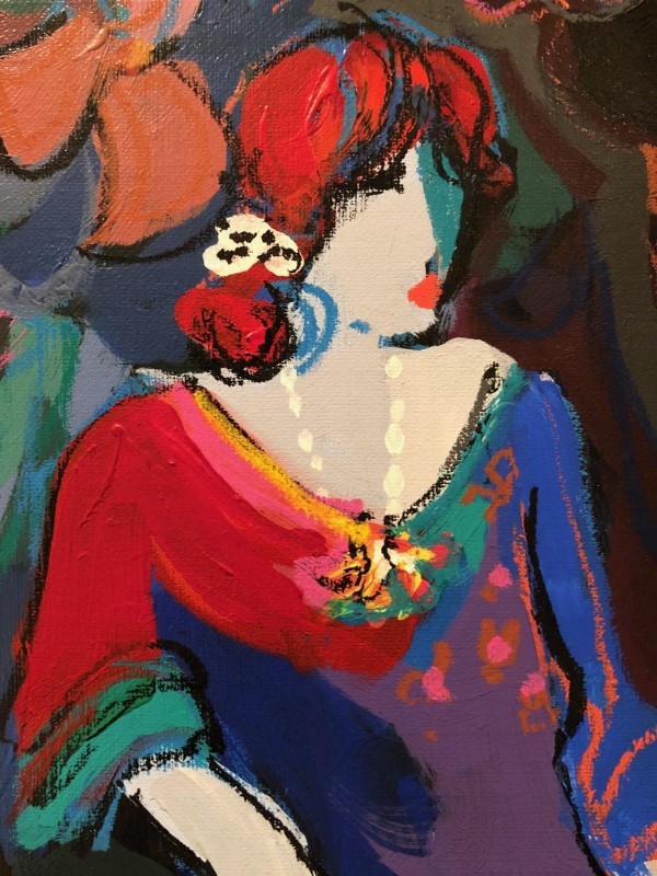 Brigitte from the Original Acrylic on Canvas Isaac Maimon Suite "Brigitte and Noelle 