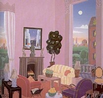 "Beacon Hill" limited edition serigraph on paper by Thomas McKnight