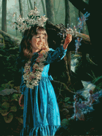 "Magic Lei" canvas transfer by Bob Byerley