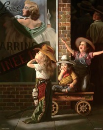 "Matinee" Giclee on Canvas by Bob Byerley