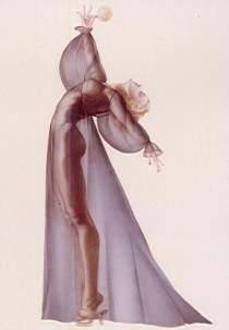"Sheer Elegance" Lithograph/Opalesque by Alberto Vargas