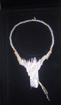 "Sophistication State II"  Necklace and Brooch by Erte