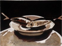 "Poissons, c. 1956" by Georges Braque