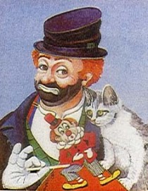 "Freddie, Kitty & Jack" Serigraph by Red Skelton