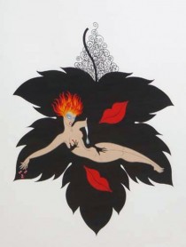 "Lust" Serigraph from the Seven Deadly Sins Suite by Erte