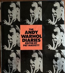 Andy Warhol "The Andy Warhol Diaries" Hardbound for sale