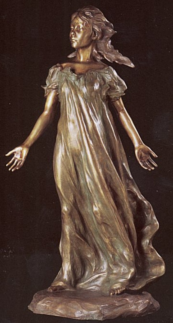 "Youngest Daughter" from the 'Daughters of Odessa - Trilogy Bronze Sculpture by Frederick Hart