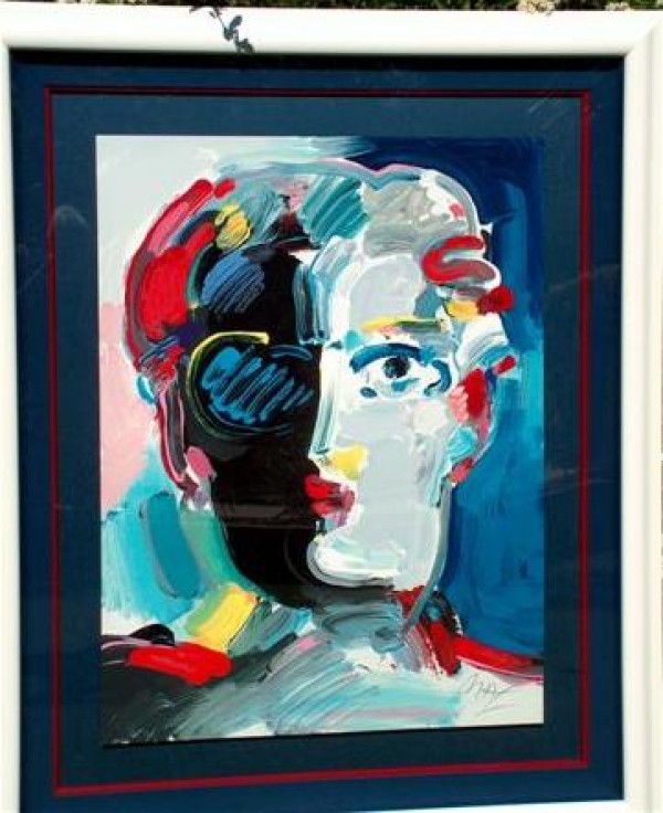 "Fauve" Framed Serigraph/Arches Paper by Peter Max
