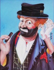 "The Philosopher" Serigraph by Red Skelton