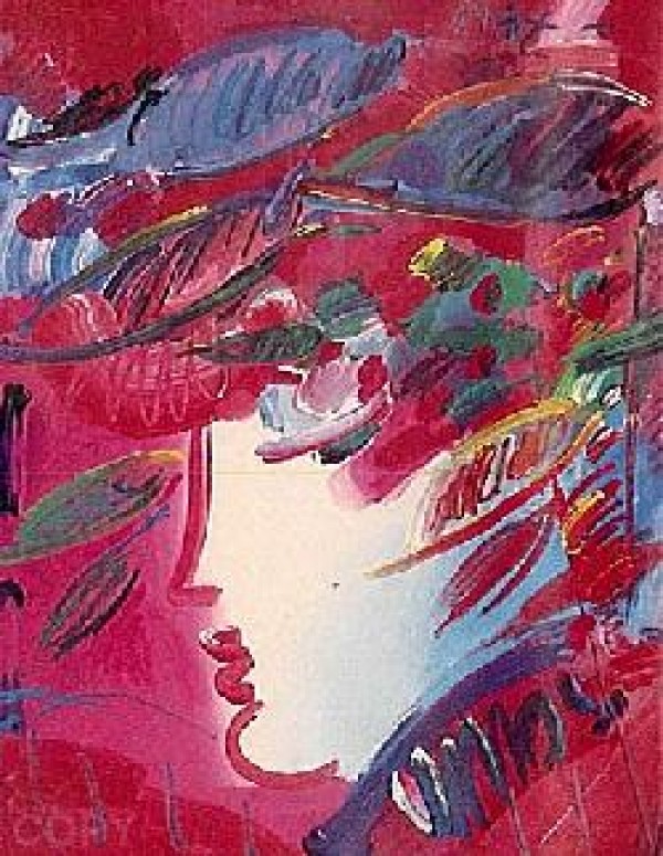 "Beauty" Serigraph/Arches Paper by Peter Max