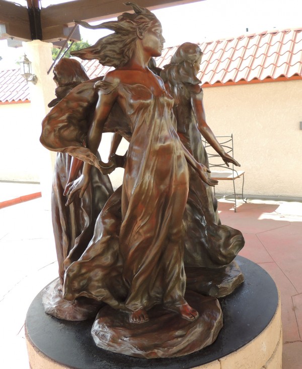 Frederick Hart's Daughters of Odessa - Trilogy bronze Sculpture
