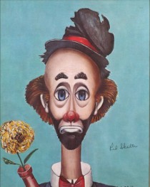 "Flower Power" Open Edition Lithograph by Red Skelton